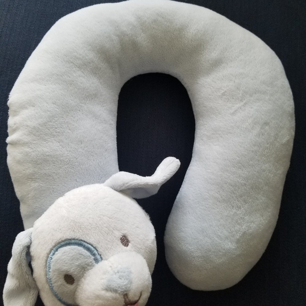 Hudson Baby Neck Pillow with dog